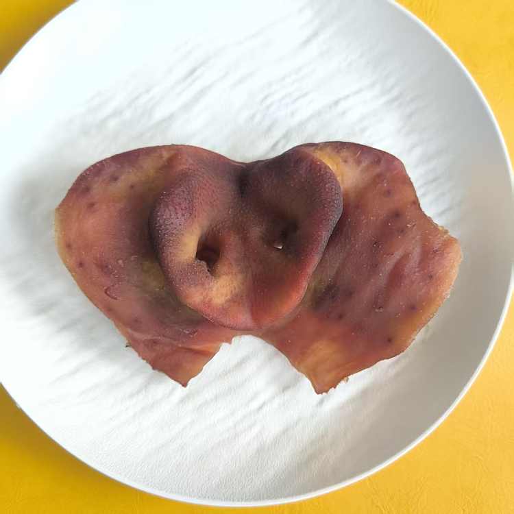 烘干猪鼻子